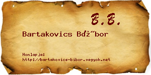 Bartakovics Bíbor névjegykártya